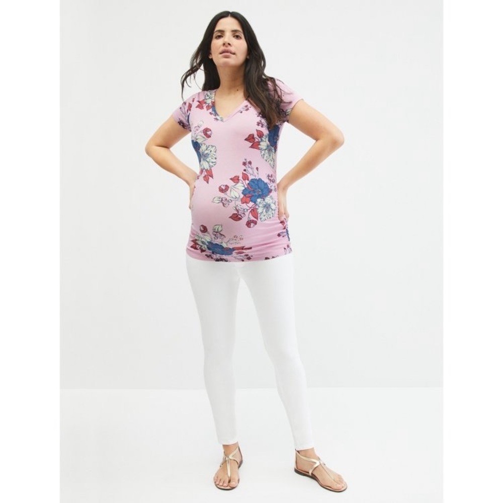 🌸 HOST PICK 🌺 Pink floral maternity tee